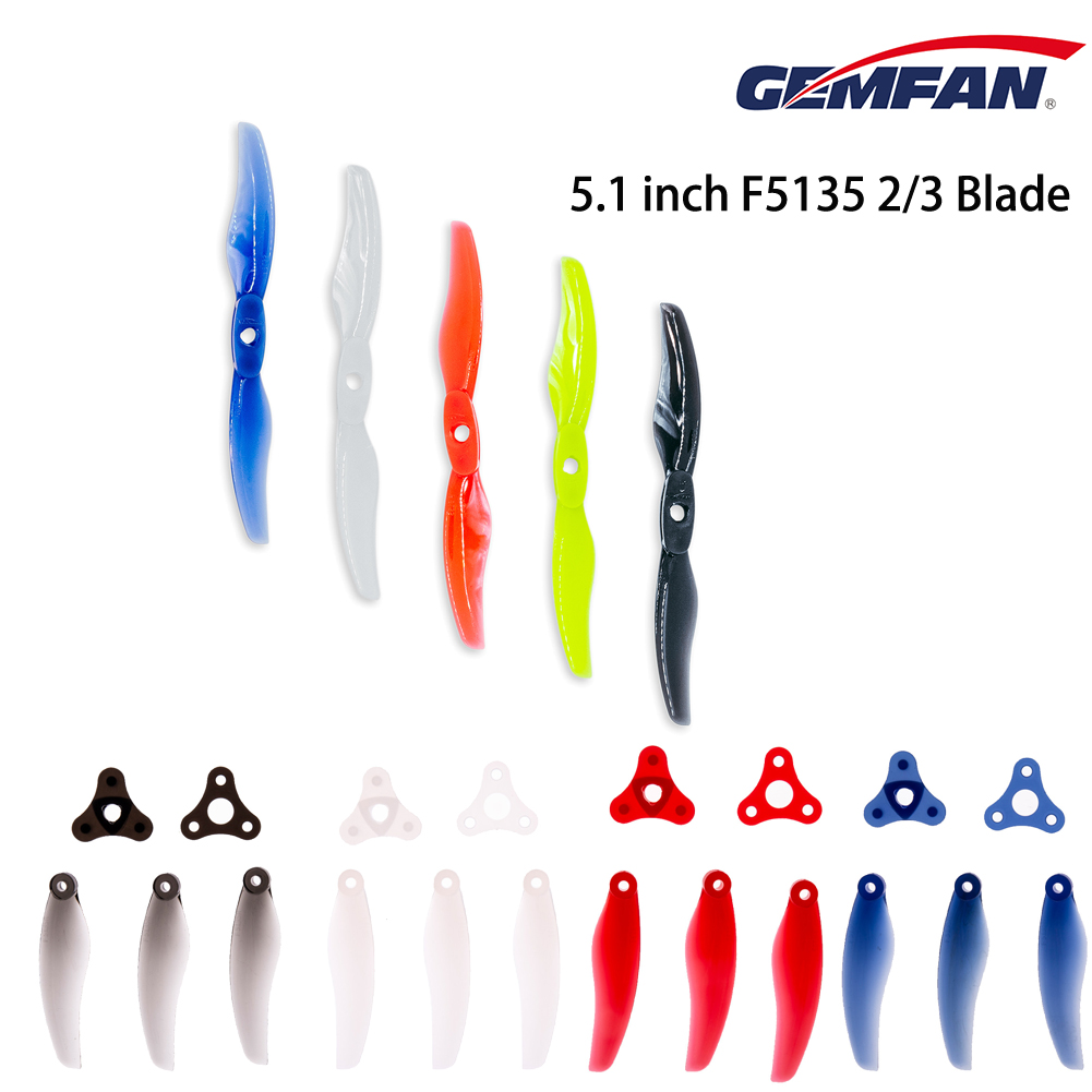 5 Inch Propeller - 4Pairs GEMFAN Floppy Proppy F5135 5.1