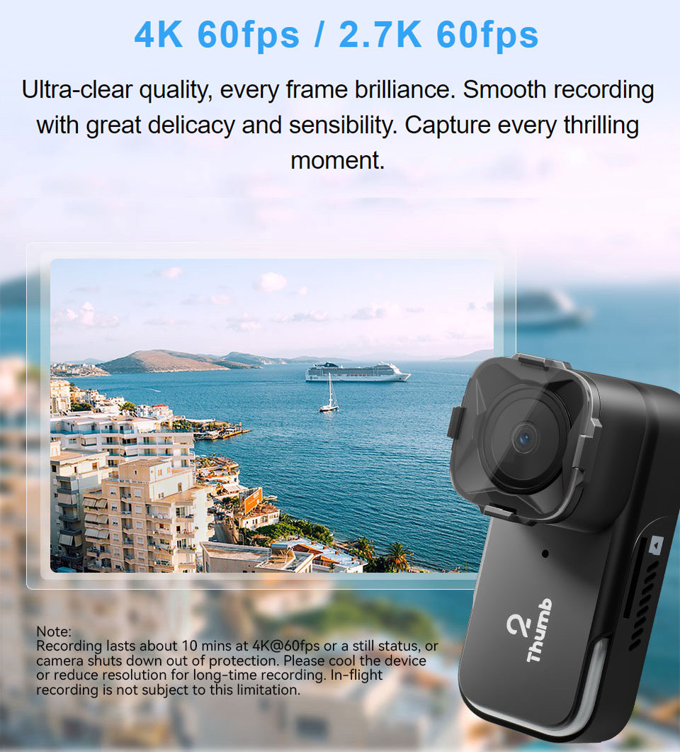 Runcam Camera - New Version RunCam Thumb 2 4K