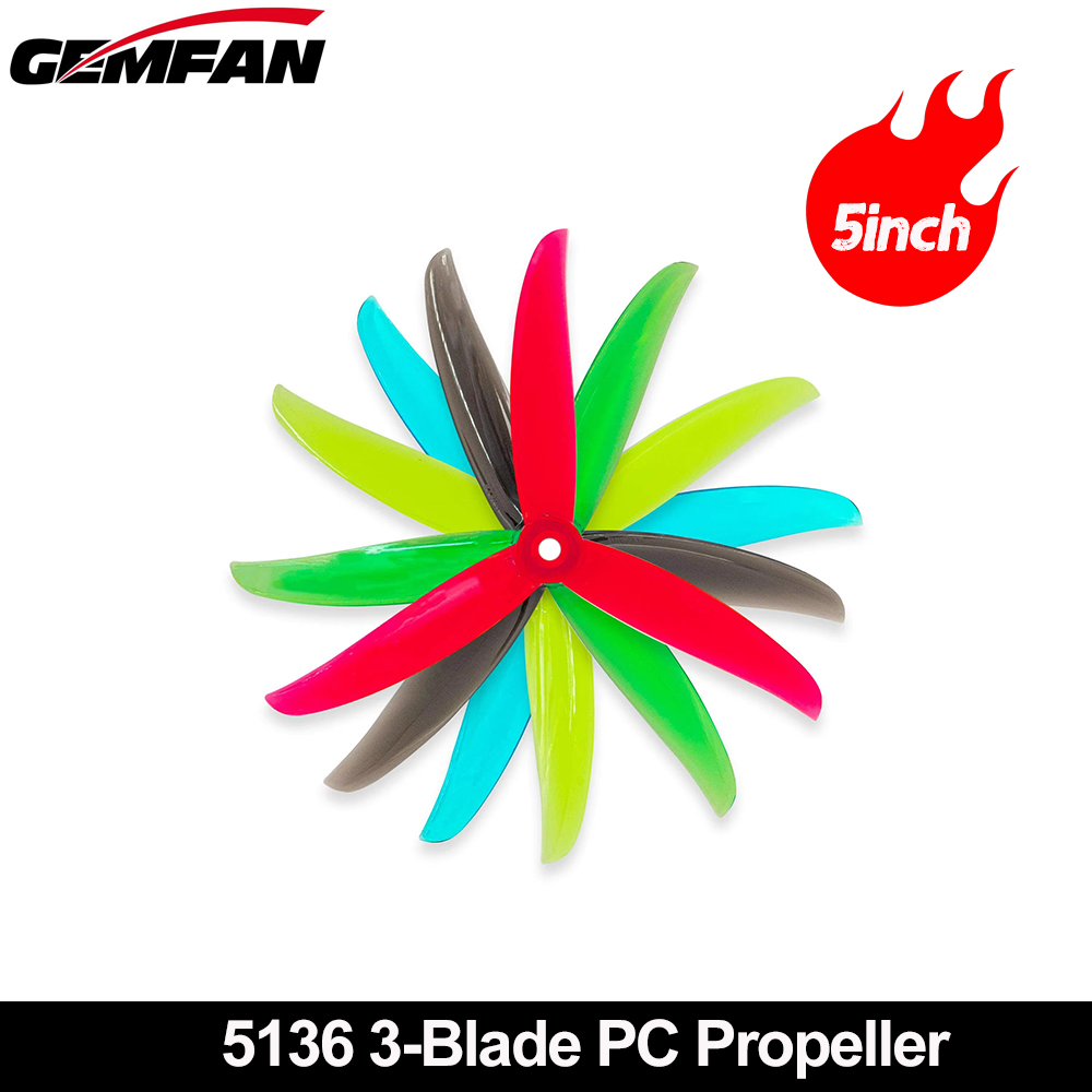 5 Inch Propeller - Gemfan VANOVER 5136 3 Blade PC