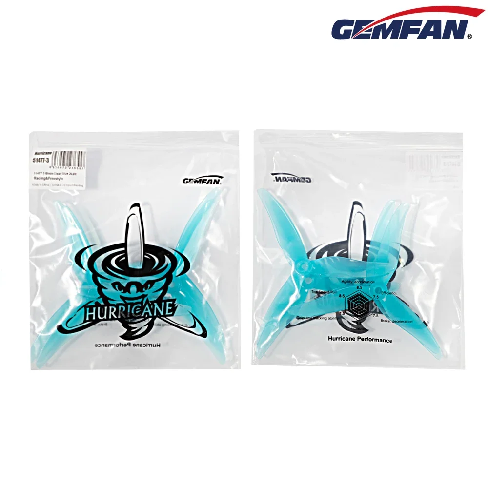 5 Inch Propeller - 10Pairs (10CW + 10CCW) Gemfan JB