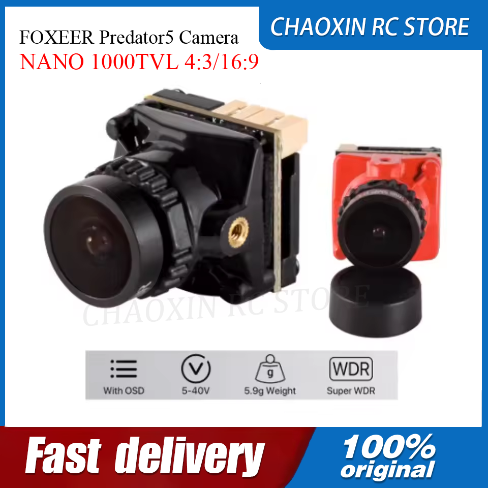 Fpv Drone - FOXEER Predator5 Camera NANO 1000TVL 4:3/16:9