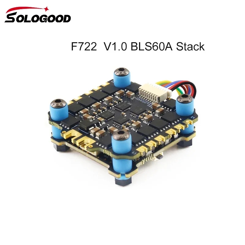 F722 Flight Controller - SoloGood F722 60A Stack ICM42688P F722