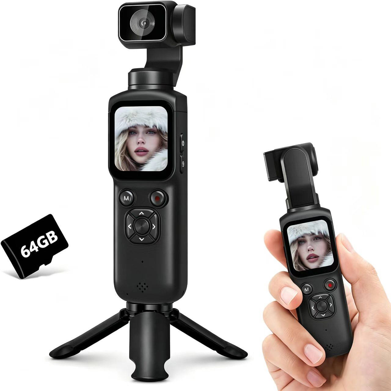 Runcam Camera - 4K Vlogging Camera for YouTube 75MP
