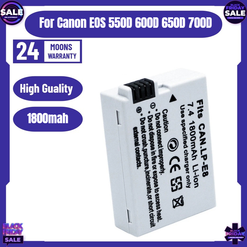 Drone With Camera - New LP-E8 Camera Battery for Canon