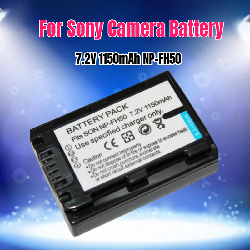 Drone With Camera - 7.2V 1150mAh NP-FH50 Camera Battery for