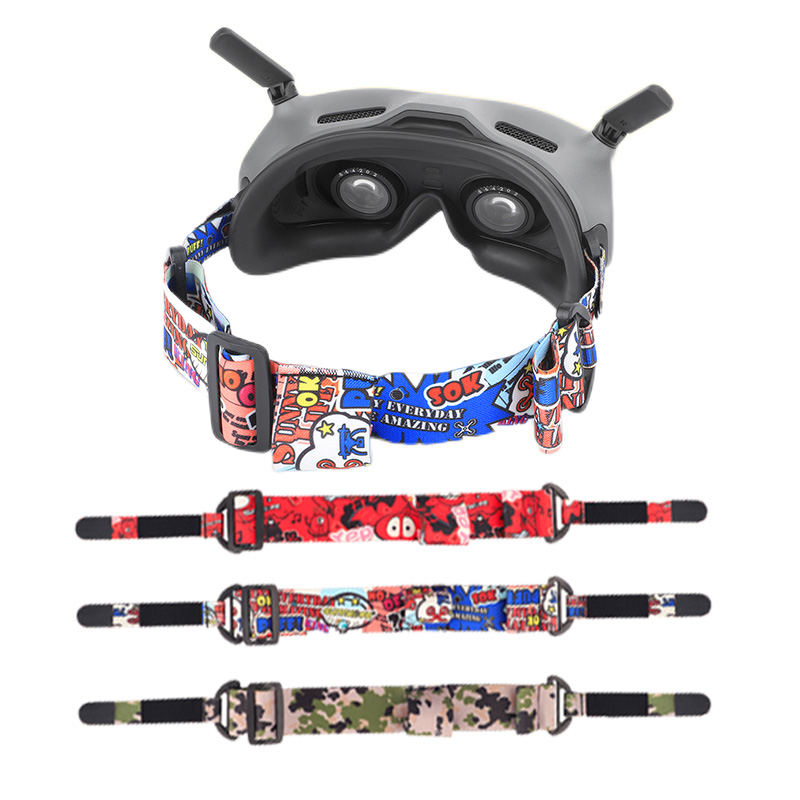 Dji Goggles - Colorful Headband Soft Elastic Head Strap