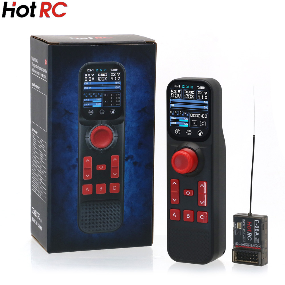 Radio Transmitter 2.4Ghz - Hotrc DS-800 2.4Ghz 8CH FHSS Remote