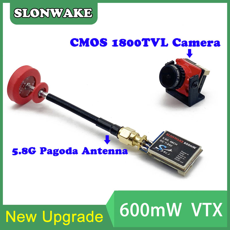 5.8G 48CH 600mW adjustable VTX - огляд і ціна Rc Transmitter