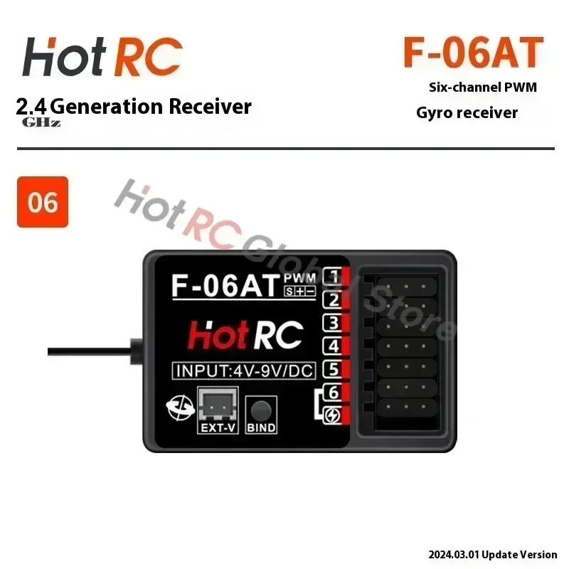 HOTRC 2.4Ghz 4/6/8 Channel F-0 - огляд і ціна Radio Transmitter 2.4Ghz