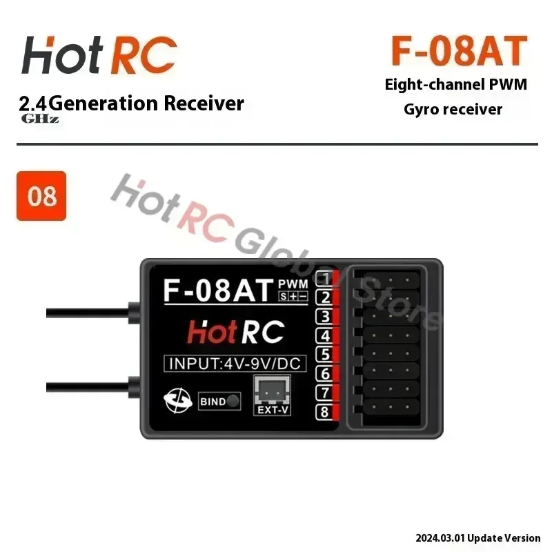 HOTRC 2.4Ghz 4/6/8 Channel F-0 - огляд і ціна Radio Transmitter 2.4Ghz