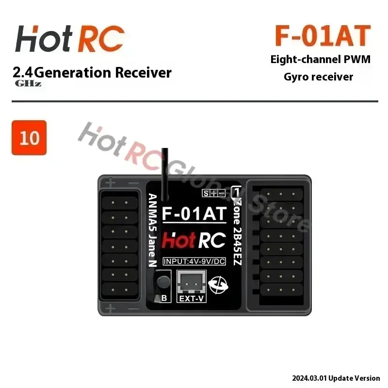 HOTRC 2.4Ghz 4/6/8 Channel F-0 - огляд і ціна Radio Transmitter 2.4Ghz