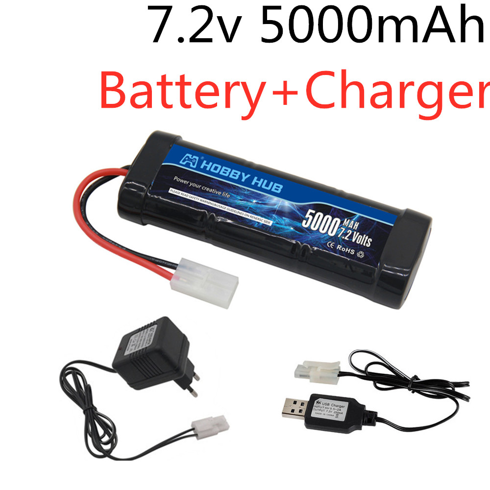 7.2V 5000mAh Ni-MH Battery Pac - огляд і ціна Balance Charger Rc