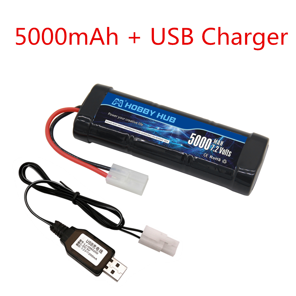 7.2V 5000mAh Ni-MH Battery Pac - огляд і ціна Balance Charger Rc