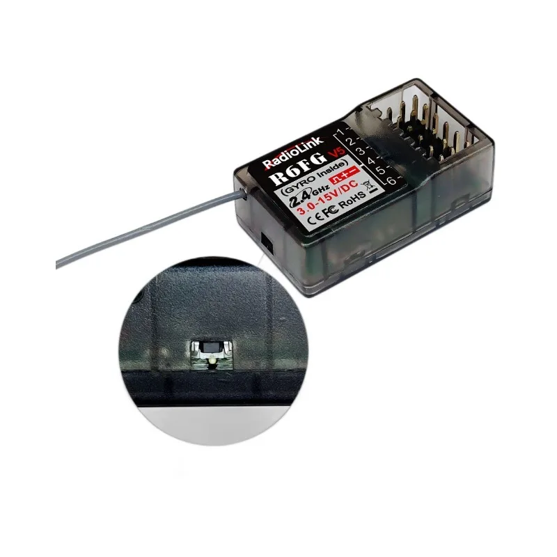 Radiolink R6FG V5 Receiver 6 C - огляд і ціна Radio Transmitter 2.4Ghz
