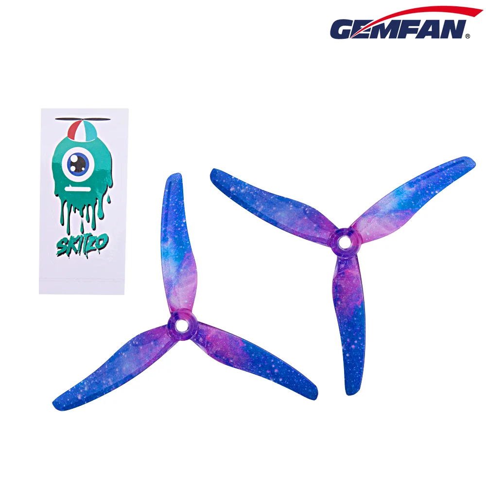 12Pairs Gemfan Hurricane 51433 - огляд і ціна 5 Inch Propeller