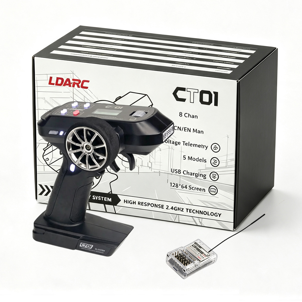 LDARC CT01 2.4G 8CH Two-Way Ra - огляд і ціна Radio Transmitter 2.4Ghz