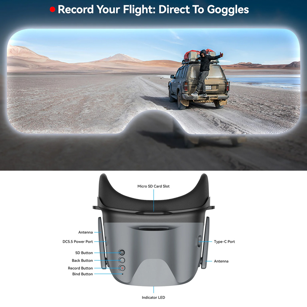 BETAFPV VR04 FPV Goggles HD Pr - огляд і ціна Fpv Goggles