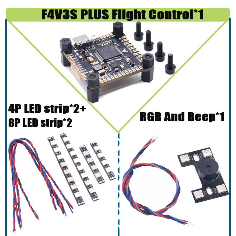 RCtoSky F4V3S PLUS F722 F745 H - огляд і ціна F722 Flight Controller