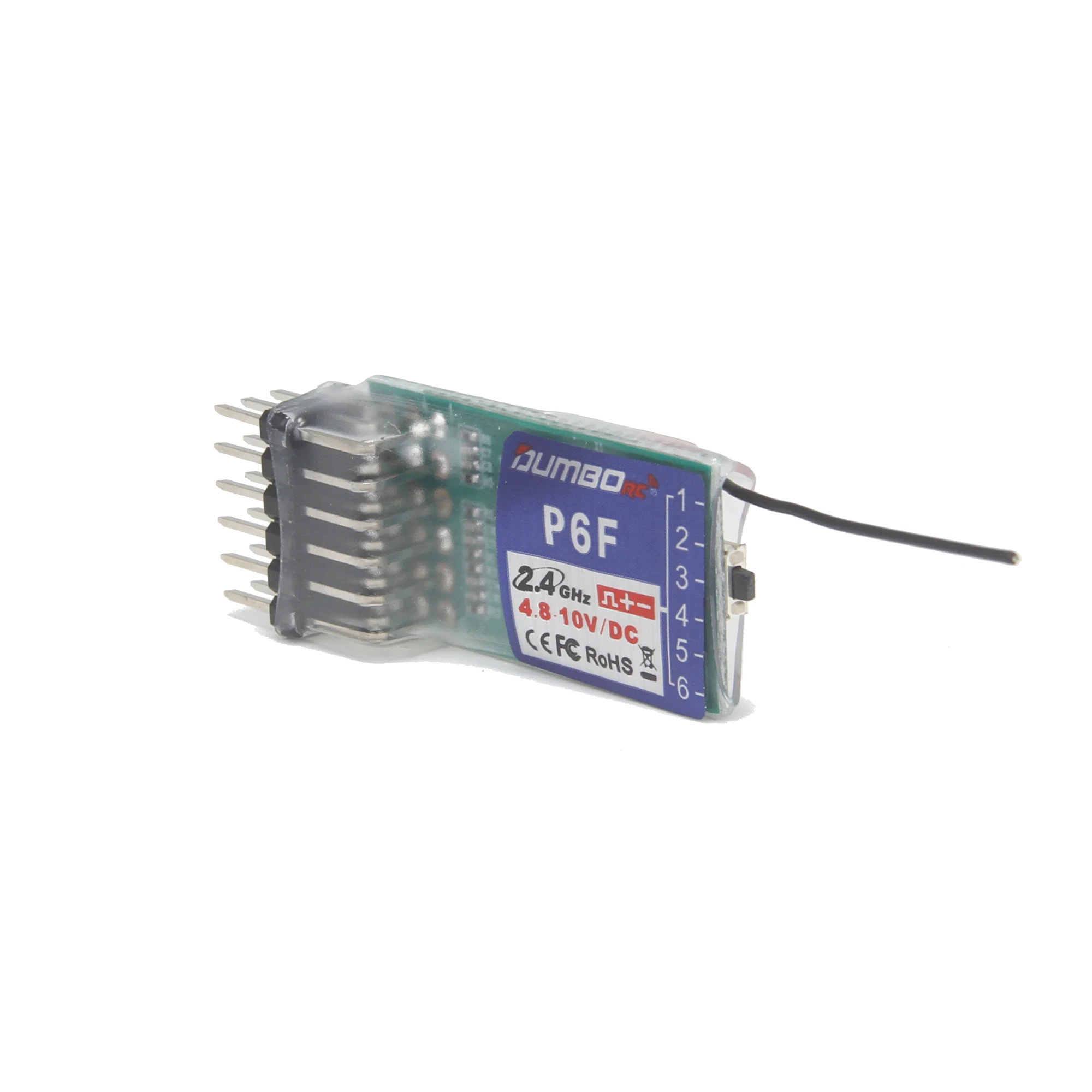 DUMBORC P6F Mini Receiver 6CH  - огляд і ціна Radio Transmitter 2.4Ghz