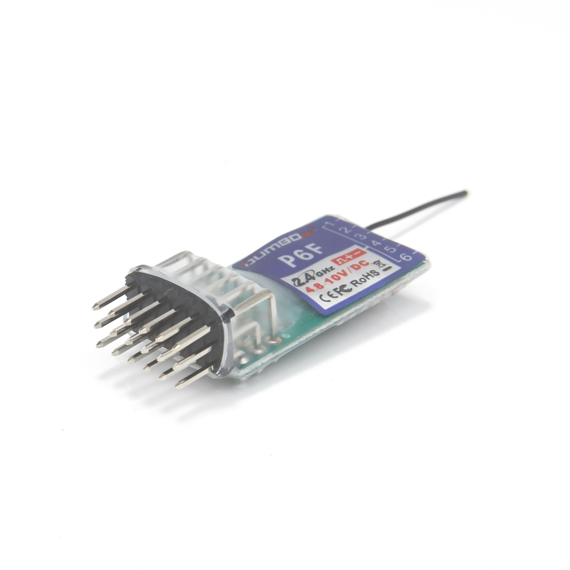 DUMBORC P6F Mini Receiver 6CH  - огляд і ціна Radio Transmitter 2.4Ghz