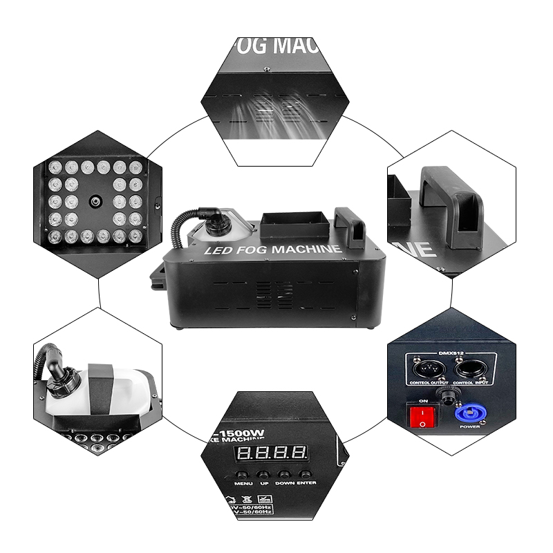 LED Stage Smoke Fog Machine 15 - огляд і ціна Smoke Stopper