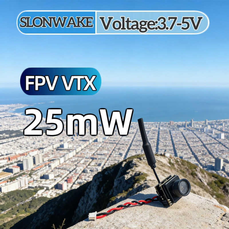 SLONWAKE FPV 25mW power simula - огляд і ціна Rc Transmitter