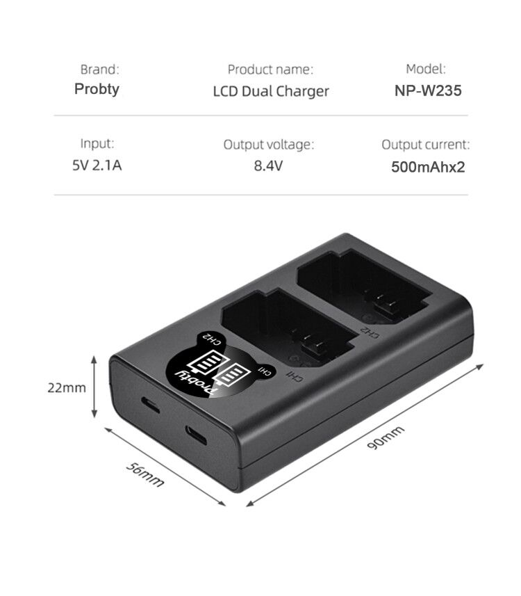 2200mAh NP-W235 NP W235 Batter - огляд і ціна Drone With Camera