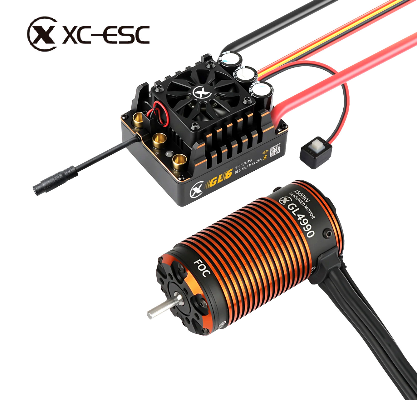 XC COMBO FOC CRAWLER BRUSHLESS - огляд і ціна 4 In 1 Esc