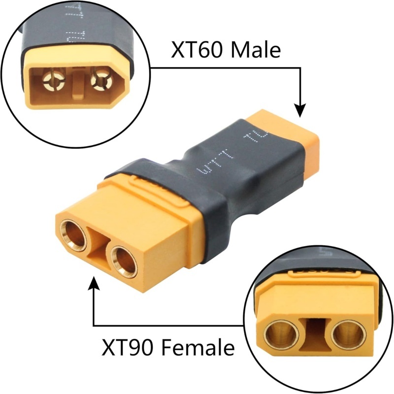 2Pcs/Lot XT90 Male Female to X - огляд і ціна Drone Battery Charger
