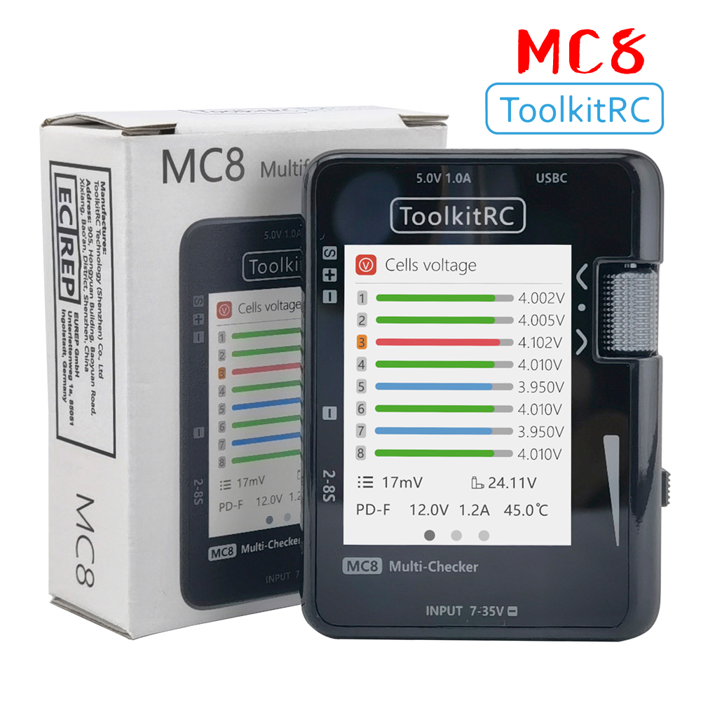 ToolkitRC MC8 SC100 Mini Size  - огляд і ціна Smoke Stopper