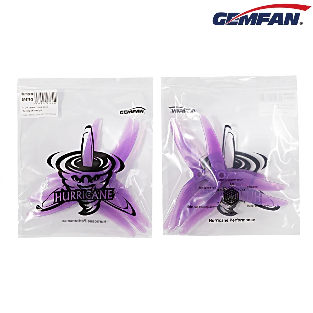 10Pairs (10CW + 10CCW) Gemfan  - огляд і ціна 5 Inch Propeller