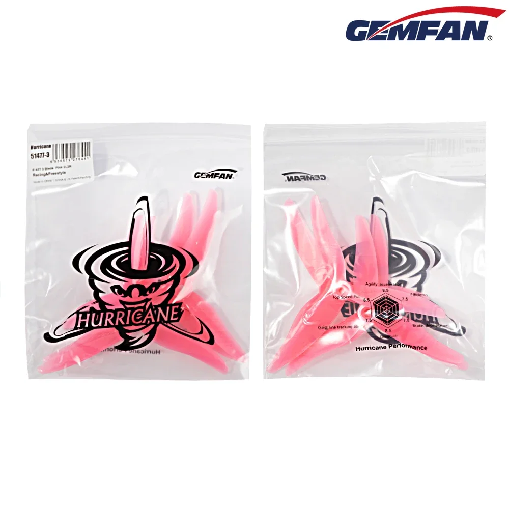 10Pairs (10CW + 10CCW) Gemfan  - огляд і ціна 5 Inch Propeller