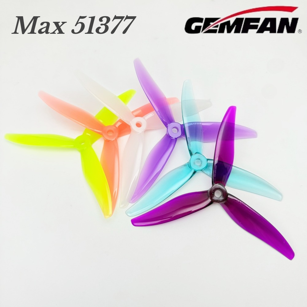 2Pairs Gemfan Hurricane 51377  - огляд і ціна 5 Inch Propeller