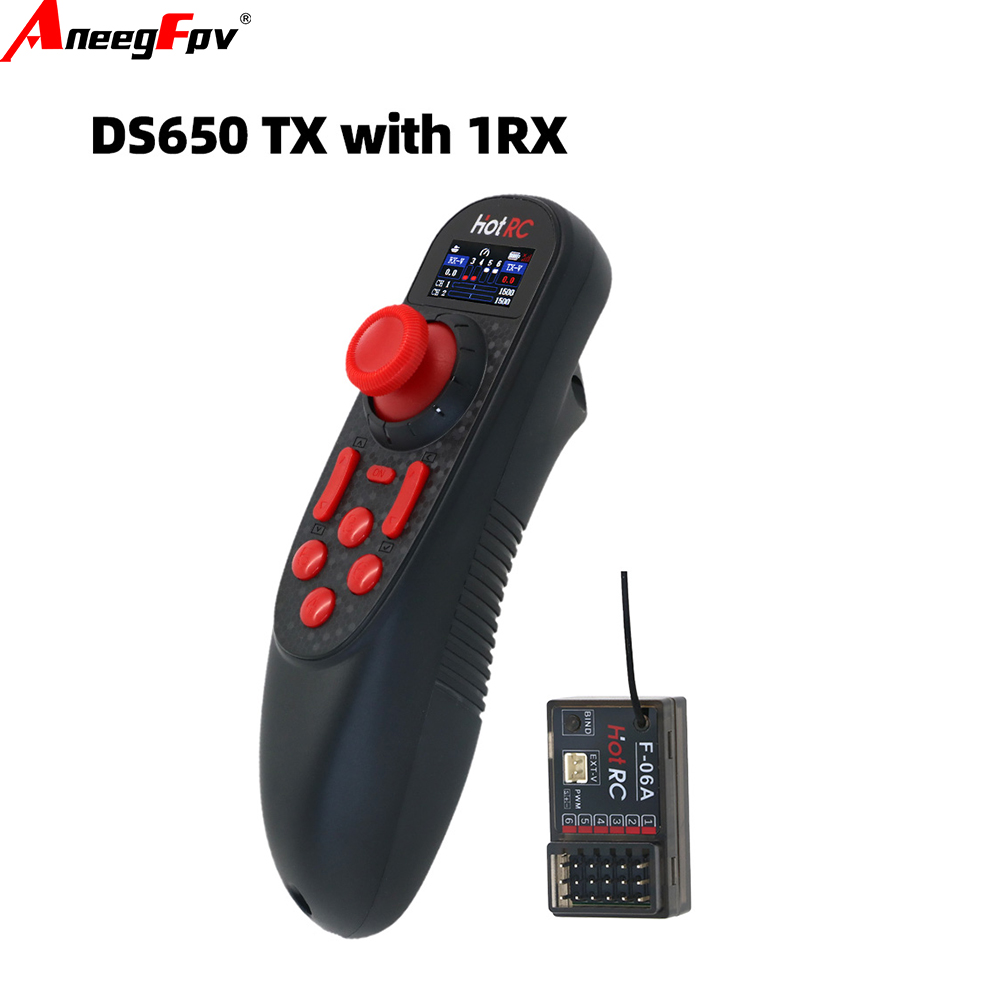HOTRC Hot RC DS-650 DS 650 6CH - огляд і ціна Radio Transmitter 2.4Ghz