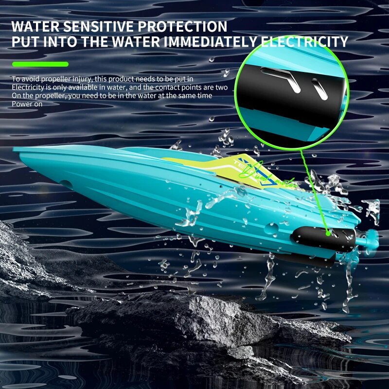 2.4G Mini RC Boat 10km/h High  - огляд і ціна Radio Transmitter 2.4Ghz