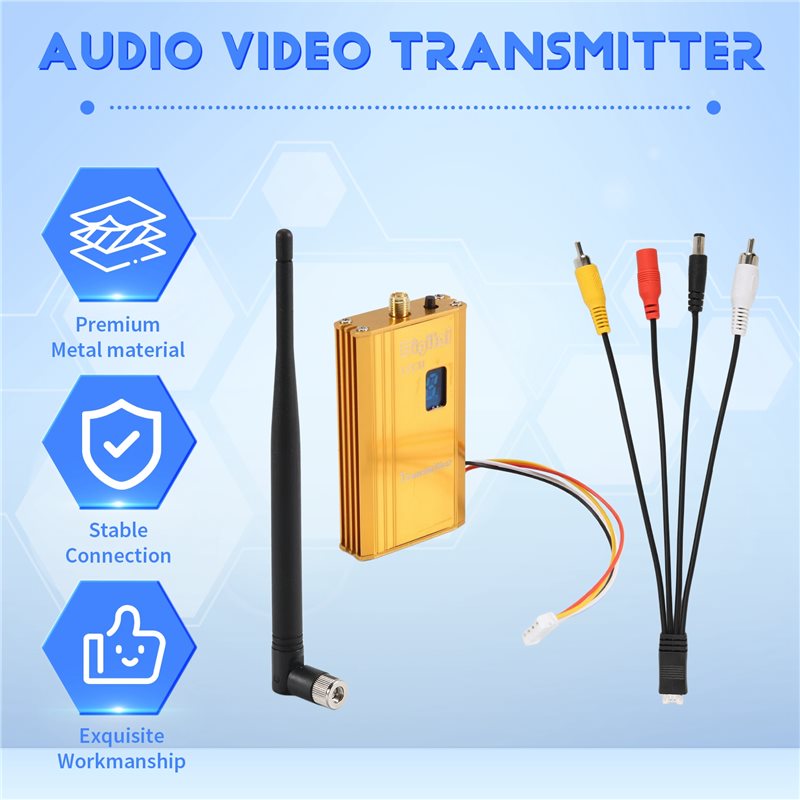 A48U 1.5G 1.5W FPV VTX 12CH 15 - огляд і ціна Rc Transmitter