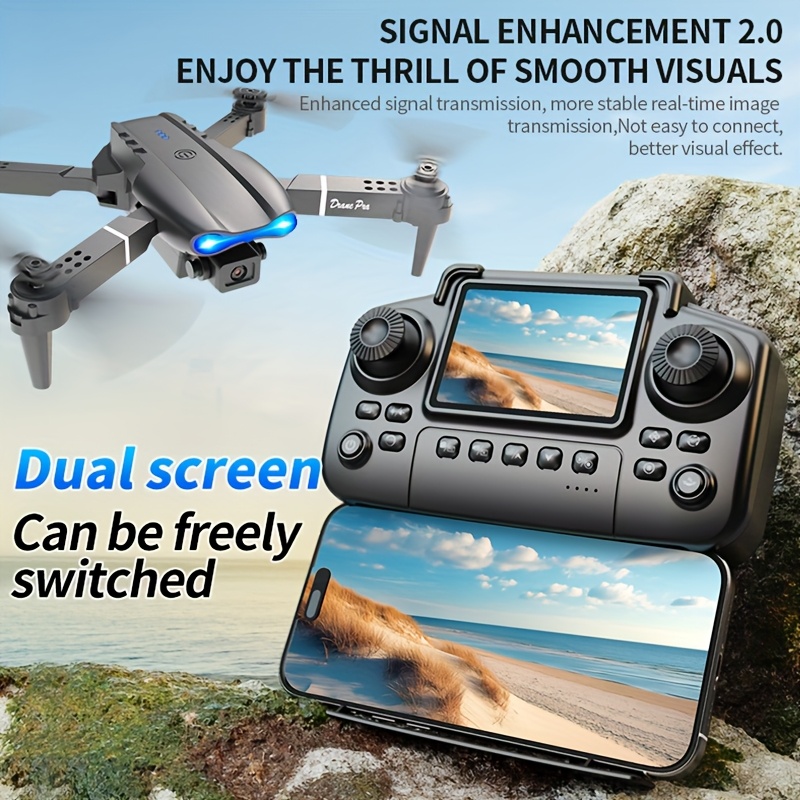 E99 PRO MAX Foldable Drone wit - огляд і ціна Propeller Guard