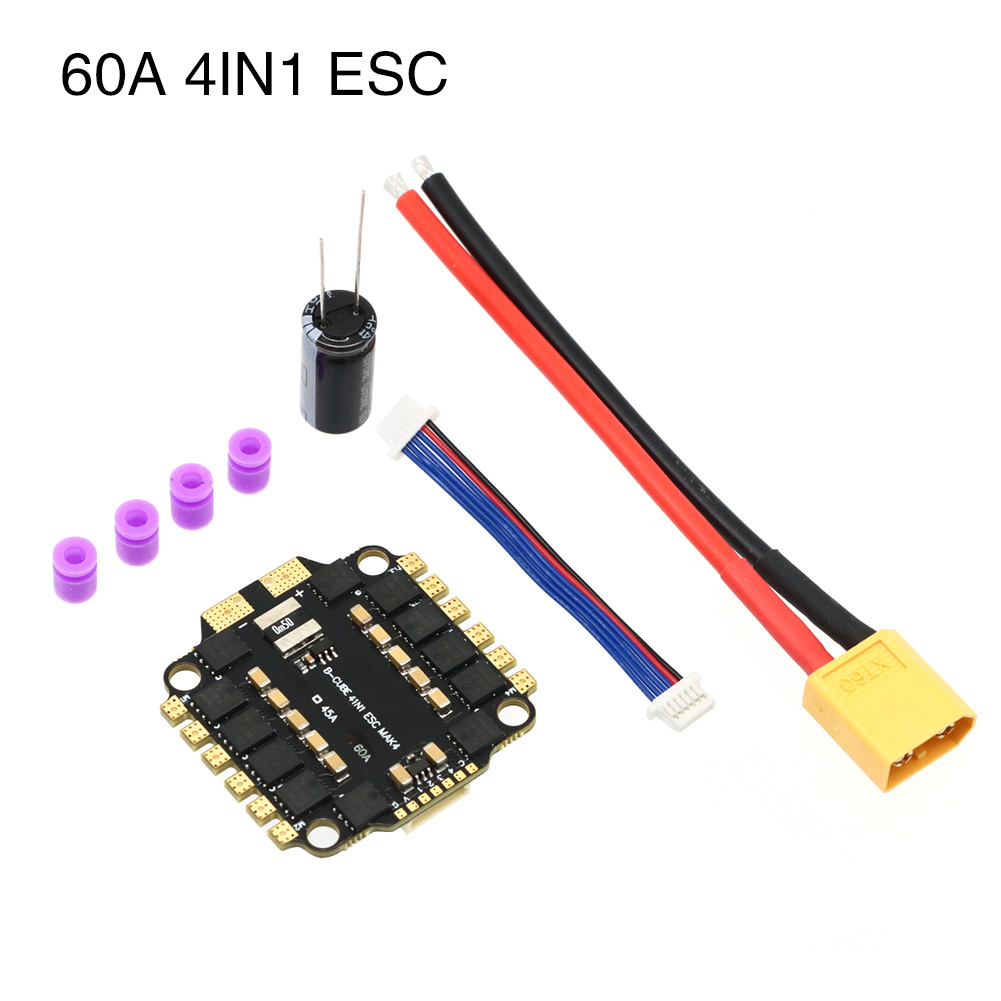 UAngel 4IN1 45A 60A ESC BLHELI - огляд і ціна 4 In 1 Esc