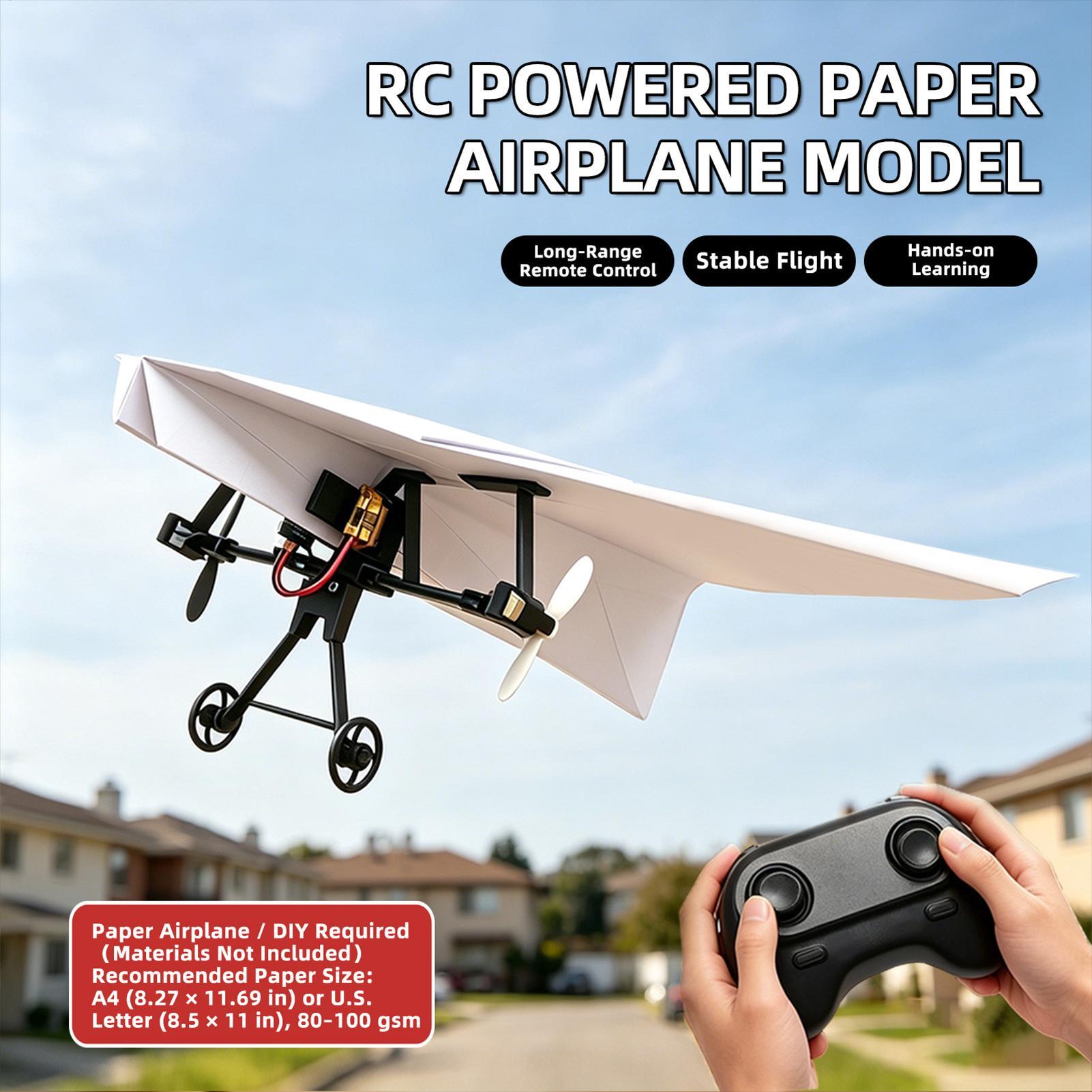 DIY RC Paper Airplane Kit Plan - огляд і ціна Flight Controller