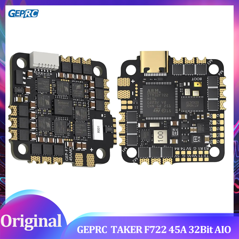 GEPRC TAKER F722 45A 32Bit AIO - огляд і ціна F722 Flight Controller