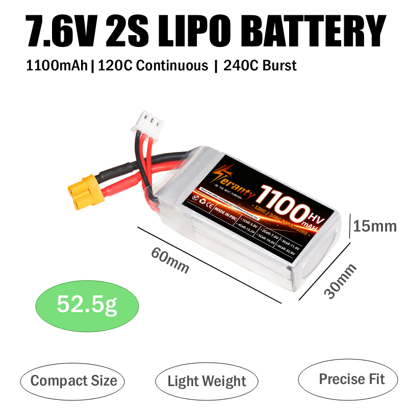 Teranty 2S 3S 4S 6S HV LiPo Pa - огляд і ціна Lipo Battery 4S