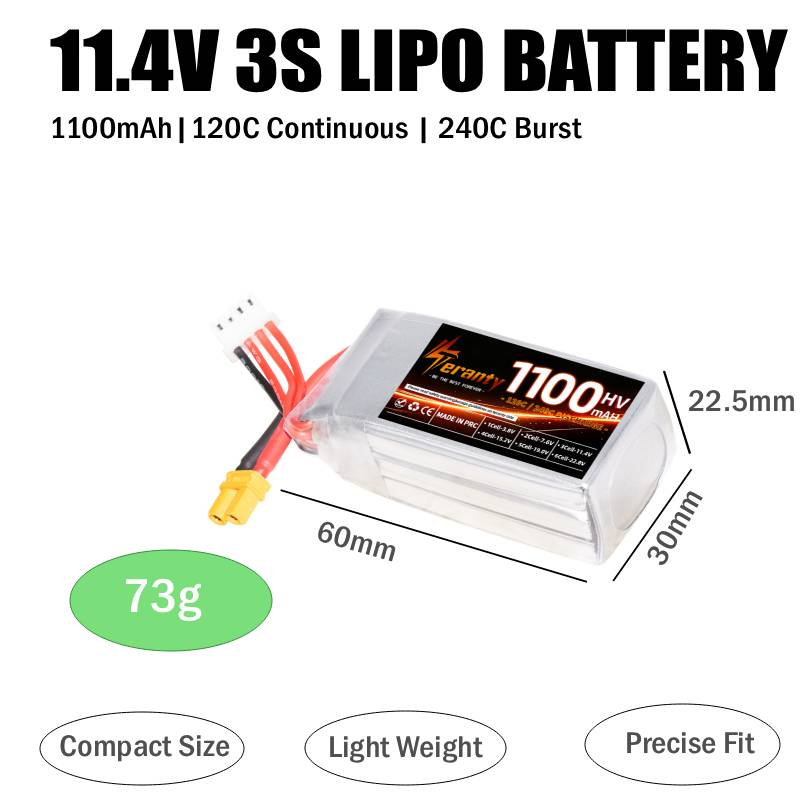 Teranty 2S 3S 4S 6S HV LiPo Pa - огляд і ціна Lipo Battery 4S