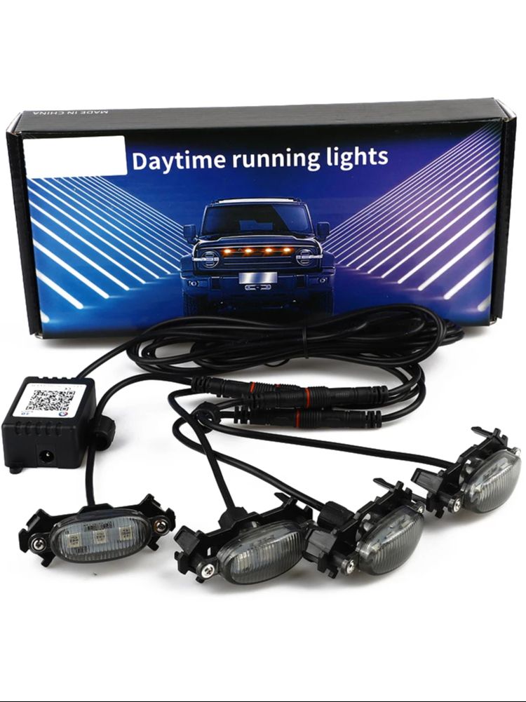 Car Grille LED Lights For Toyo - огляд і ціна Smoke Stopper