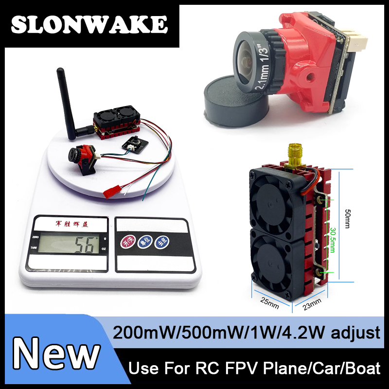 SLONWAKE 5.8G 48CH 4.2W VTX Tr - огляд і ціна Fpv Goggles