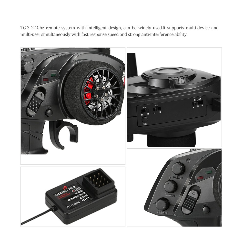 GoolRC TG3 2.4GHz 3CH Digital  - огляд і ціна Radio Transmitter 2.4Ghz