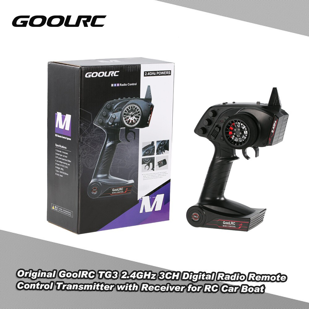 GoolRC TG3 2.4GHz 3CH Digital  - огляд і ціна Radio Transmitter 2.4Ghz
