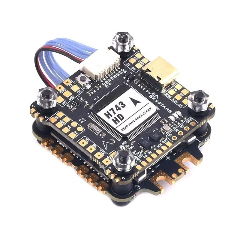 SKYSTARS H743 Dual Gyro Flight - огляд і ціна 4 In 1 Esc