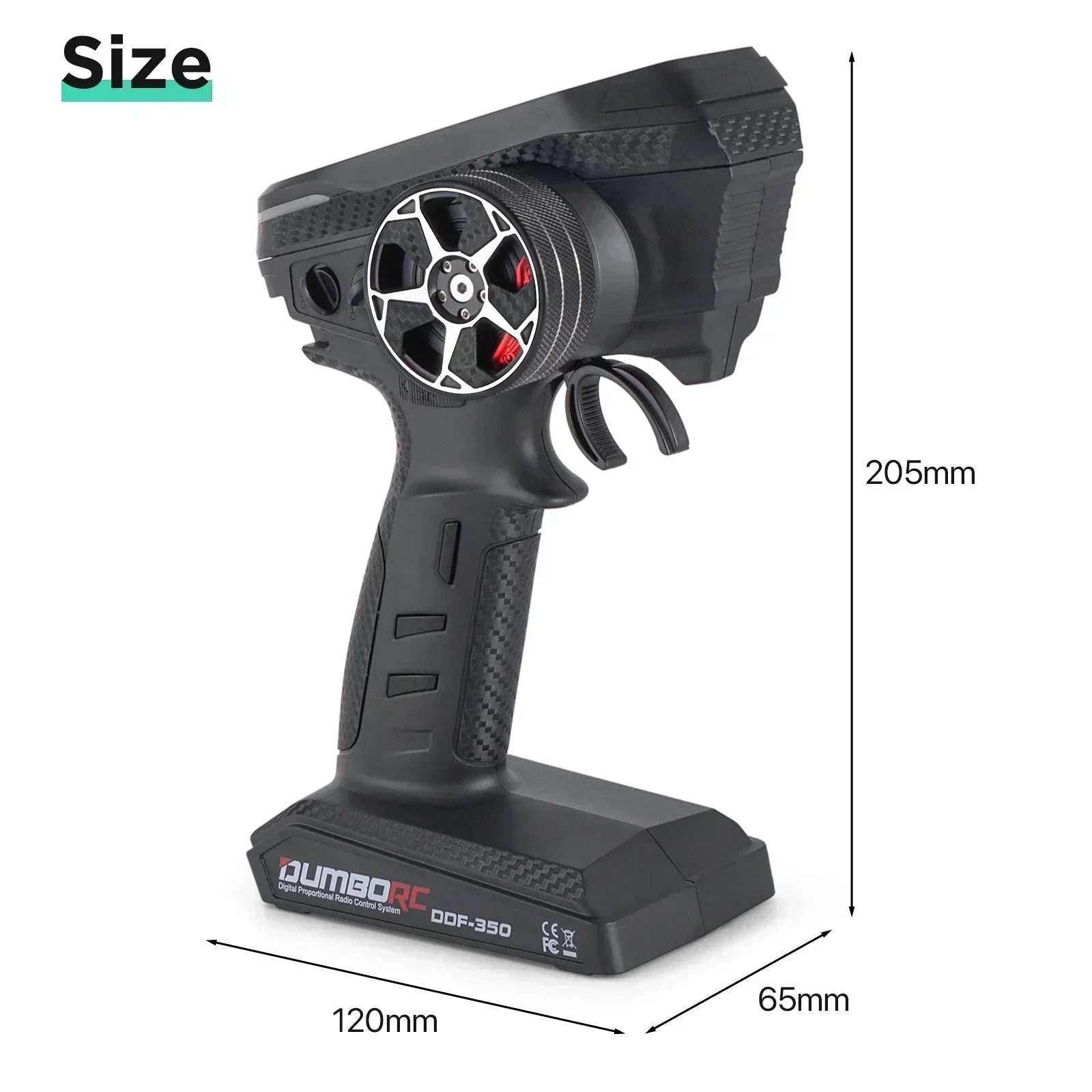 DUMBORC 10CH DDF-350 RC Remote - огляд і ціна Radio Transmitter 2.4Ghz