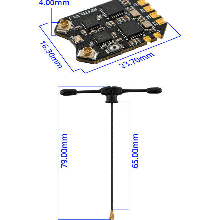 RadioMaster RP4TD ExpressLRS 2 - огляд і ціна Analog Fpv Camera