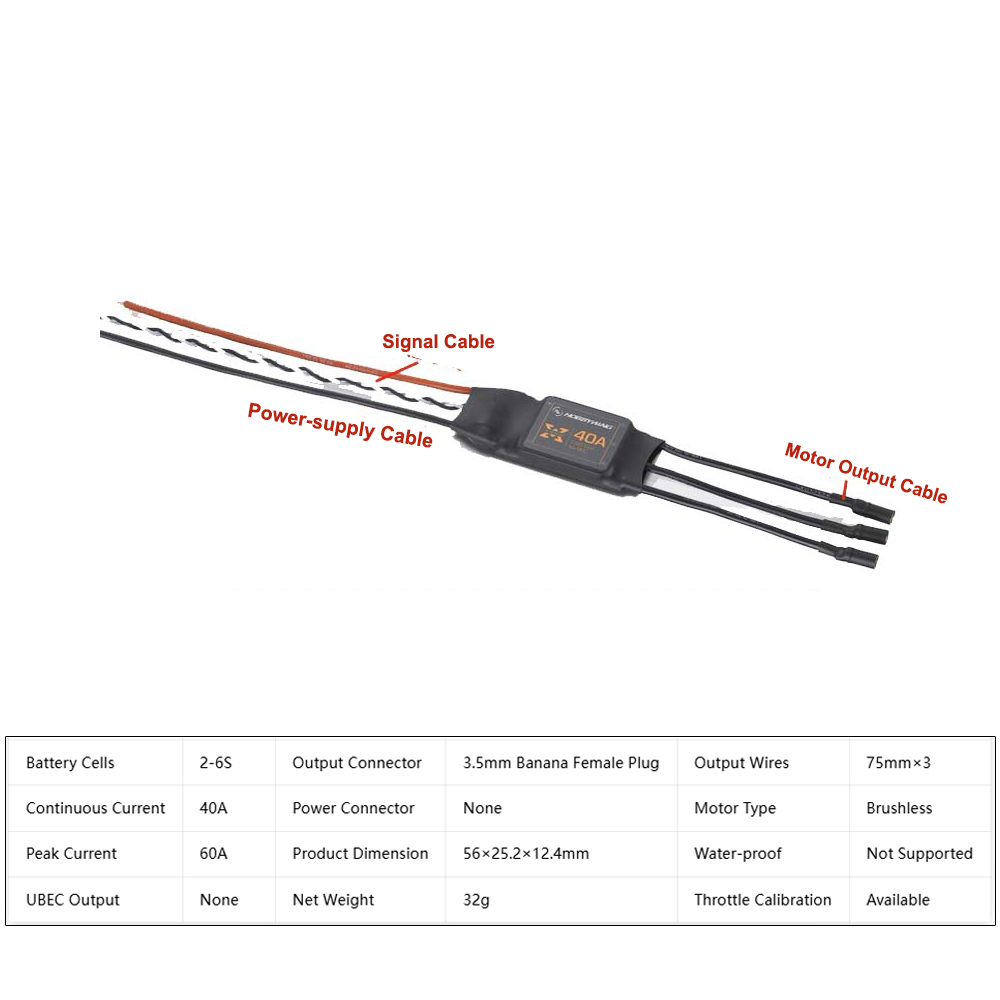 Hobbywing XRotor 40A Brushless - огляд і ціна 4 In 1 Esc